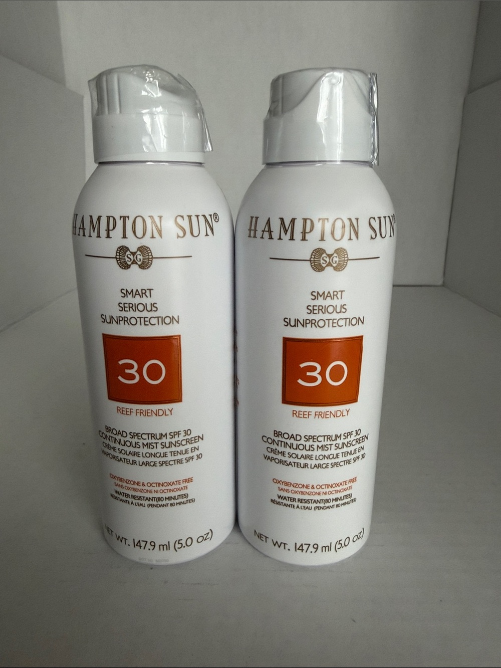 Hampton Sun Bundle SPF 30 Reef Friendly Continuous Mist Sunscreen - NWOT